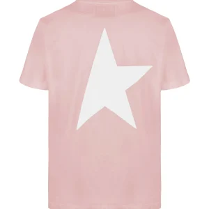 Golden Goose Tee-shirt Star Homme Coton Rose 10