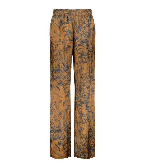 Golden Goose Pantalon Journey Marron Bleu 1