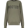 Golden Goose Sweatshirt Golden Homme Coton Olive 14