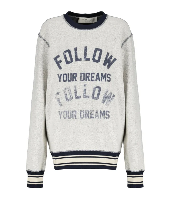 Golden Goose Sweatshirt Journey Homme Coton Gris 1