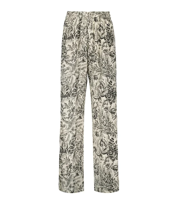 Golden Goose Pantalon Journey Imprimé Beige 1