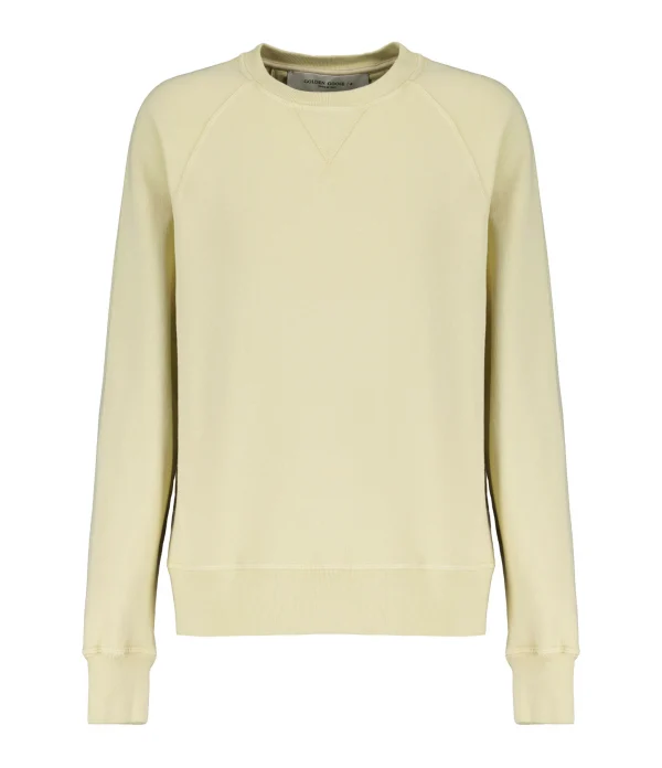 Golden Goose Sweatshirt Journey Coton Beige 1