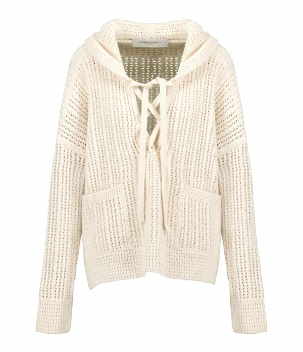 Golden Goose Sweatshirt Hoodie Journey Coton Beige 1