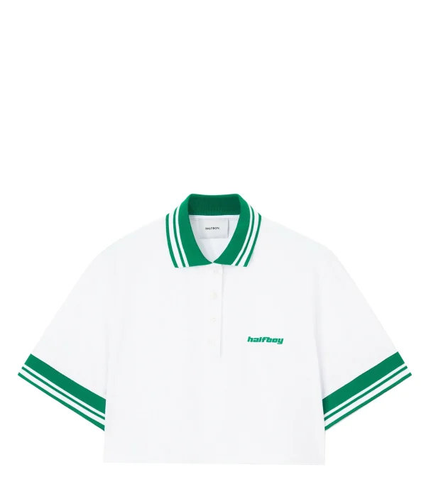 HALFBOY Polo Coton Blanc 1