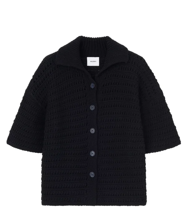 HALFBOY Chemise Coton Noir 1