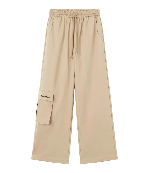 HALFBOY Pantalon Coton Beige 1