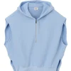 HALFBOY Sweatshirt Sans Manches Coton Baby Blue 19