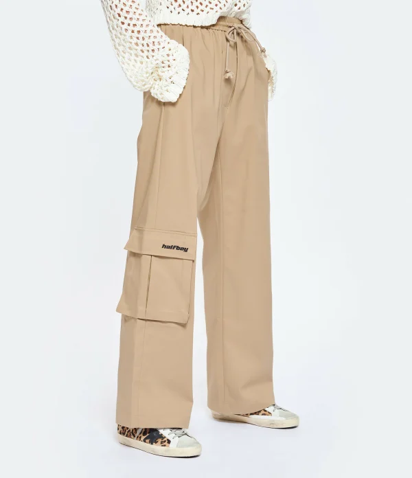 HALFBOY Pantalon Coton Beige 4