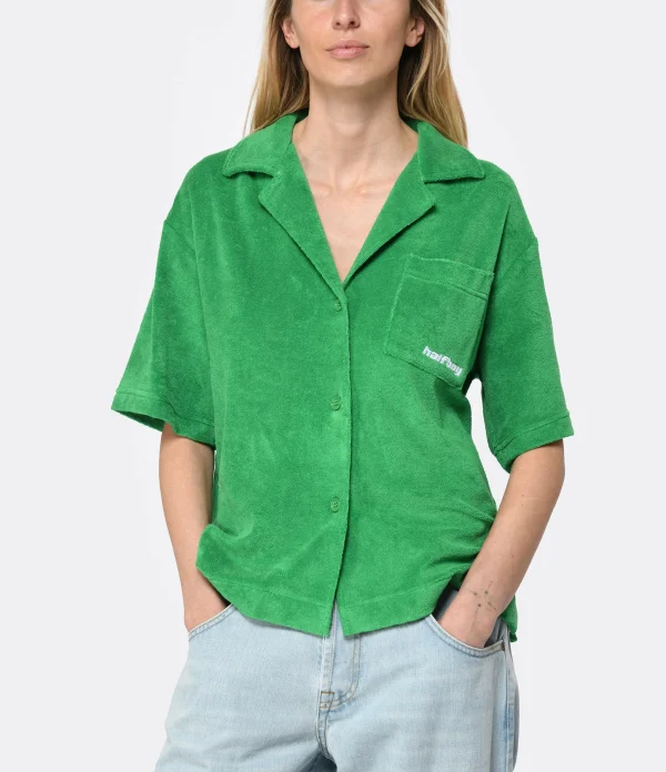 HALFBOY Chemise Coton Vert 3