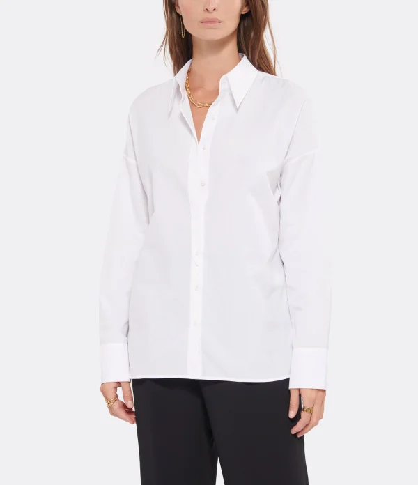 HANA SAN Chemise Bridget Coton Blanc Optique 4