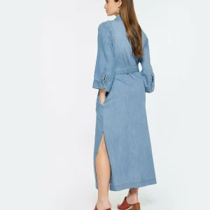 HANA SAN Robe Maeva Coton Denim 12