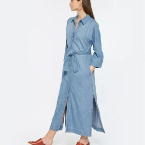 HANA SAN Robe Maeva Coton Denim 10