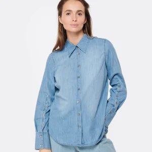 HANA SAN Chemise Pascaline Coton Denim 11