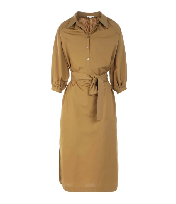 HANA SAN Robe Chemise Penelope Caramel 1