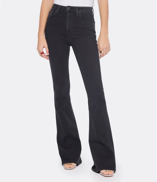 Hudson Jeans Jean Holly High Rise Flare Denim Noir 5