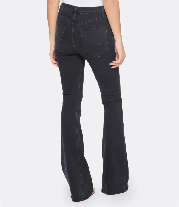 Hudson Jeans Jean Holly High Rise Flare Denim Noir 6