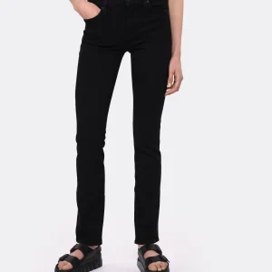 Hudson Jeans Jean Nico Midrise Straight Noir 14