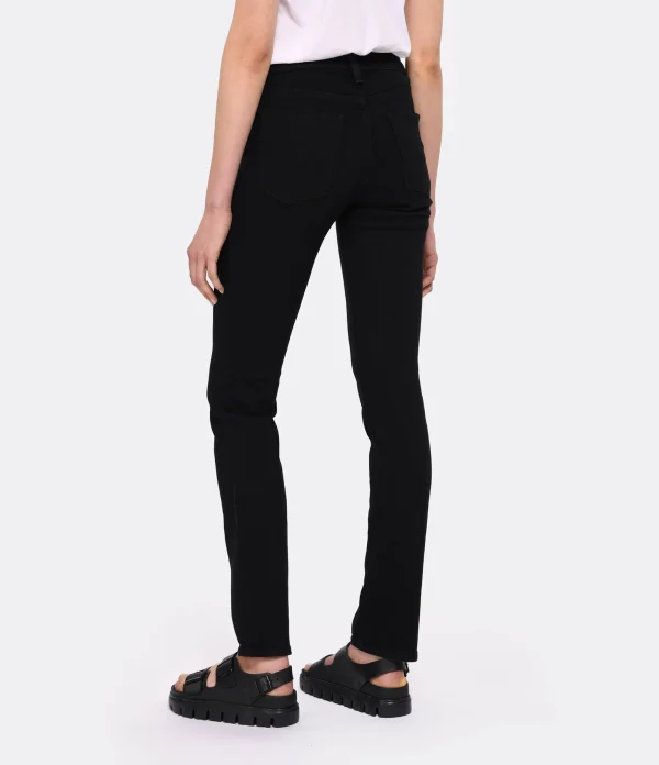 Hudson Jeans Jean Nico Midrise Straight Noir 6