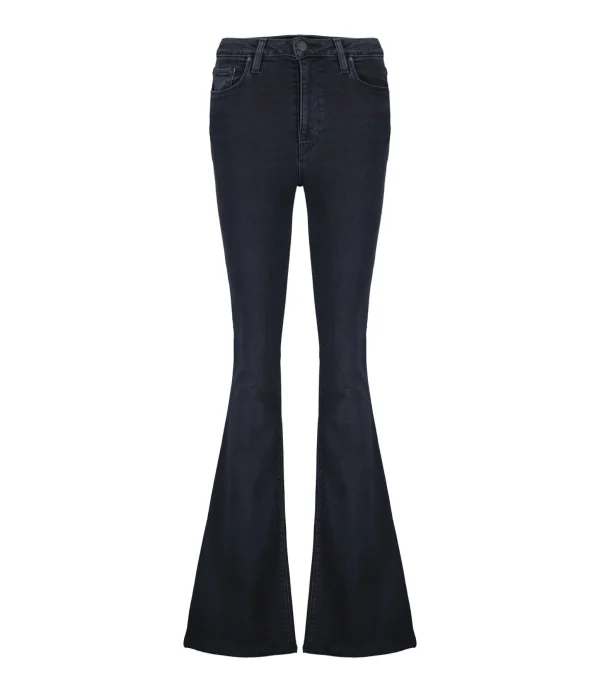 Hudson Jeans Jean Holly High Rise Flare Denim Noir 1