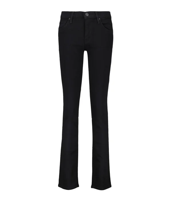 Hudson Jeans Jean Nico Midrise Straight Noir 1