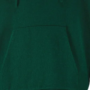 IDA DEGLIAME Pull Mon Hoodie Chérie Cachemire Vert Chrome 9