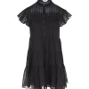 MARANT ÉTOILE Robe Lanikaye Coton Noir 11