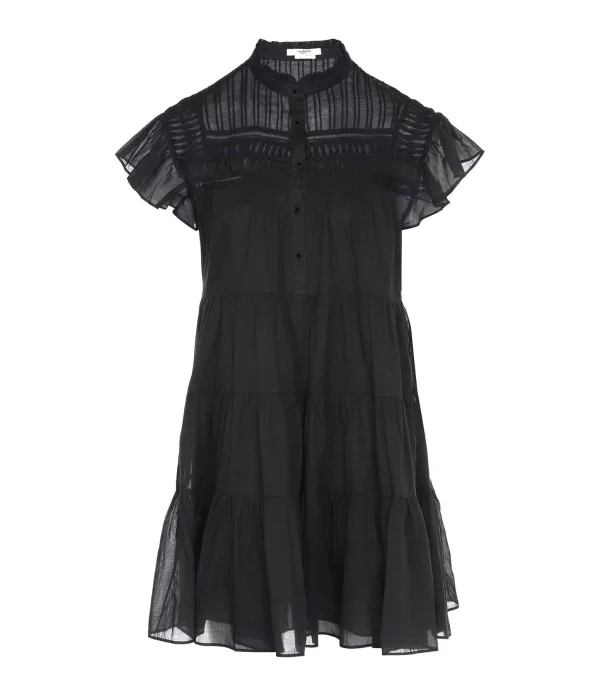 MARANT ÉTOILE Robe Lanikaye Coton Noir 1