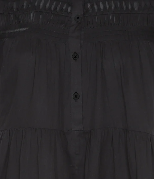 MARANT ÉTOILE Robe Lanikaye Coton Noir 3