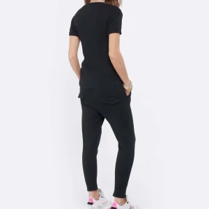 MARANT ÉTOILE Tee-shirt Koldi Logo Lin Noir 18