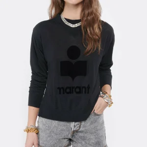 MARANT ÉTOILE Tee-shirt Kilsen Lin Noir 11