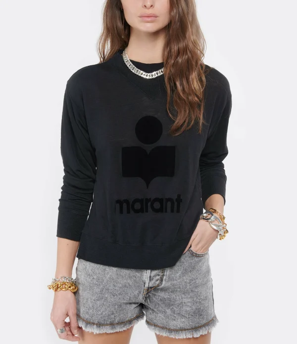 MARANT ÉTOILE Tee-shirt Kilsen Lin Noir 4