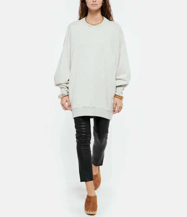 MARANT ÉTOILE Sweatshirt Mindyae Coton Écru 5