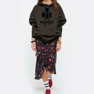 MARANT ÉTOILE Sweatshirt Mansel Coton Noir Délavé 14