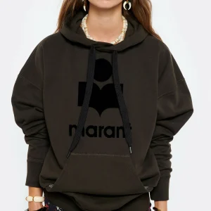 MARANT ÉTOILE Sweatshirt Mansel Coton Noir Délavé 12