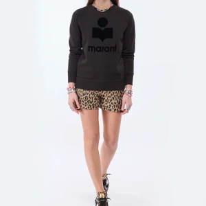 MARANT ÉTOILE Sweatshirt Milly Coton Noir Délavé 13