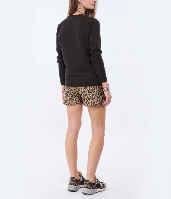 MARANT ÉTOILE Sweatshirt Milly Coton Noir Délavé 6