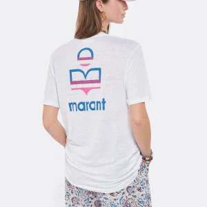 MARANT ÉTOILE Tee-shirt Zewel Lin Blanc 11