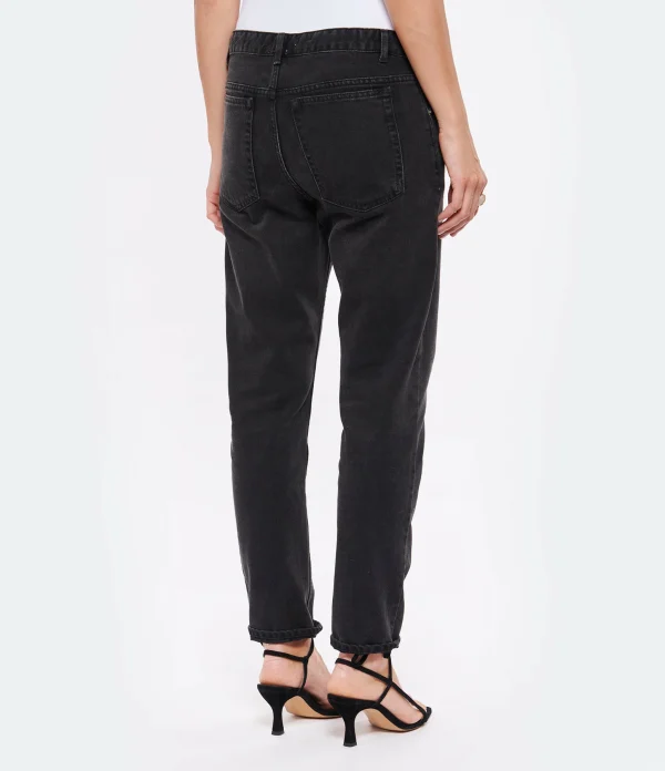 MARANT ÉTOILE Jean Neasr Coton Noir Délavé 6