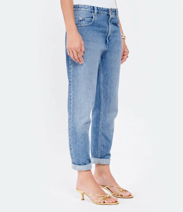 MARANT ÉTOILE Jean Neasr Coton Bleu Clair 5