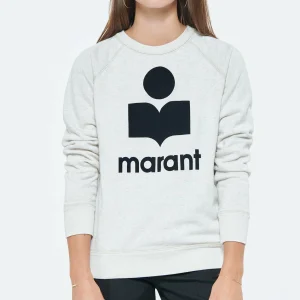 MARANT ÉTOILE Sweatshirt Milly Coton Écru 11