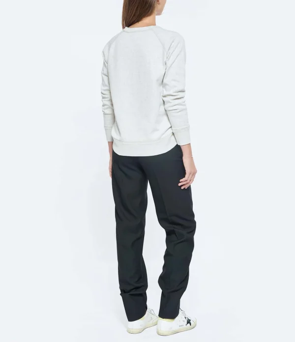 MARANT ÉTOILE Sweatshirt Milly Coton Écru 6