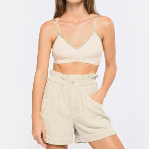 MARANT ÉTOILE Short Titea Coton Écru 24