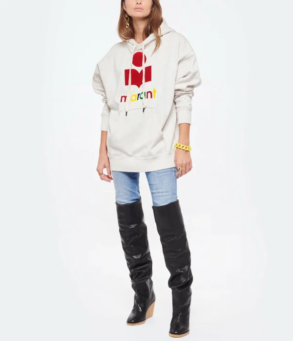 MARANT ÉTOILE Sweatshirt Mansel Coton Écru, Capsule Color Playground 5