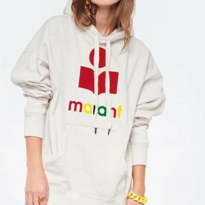 MARANT ÉTOILE Sweatshirt Mansel Coton Écru, Capsule Color Playground 11