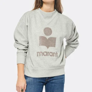 MARANT ÉTOILE Sweatshirt Moby Coton Gris 14