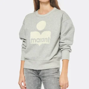 MARANT ÉTOILE Sweatshirt Mobyli Coton Gris 11