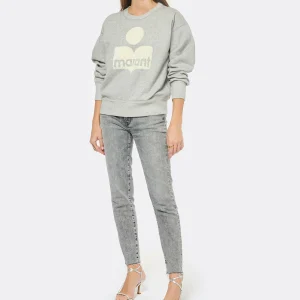 MARANT ÉTOILE Sweatshirt Mobyli Coton Gris 13