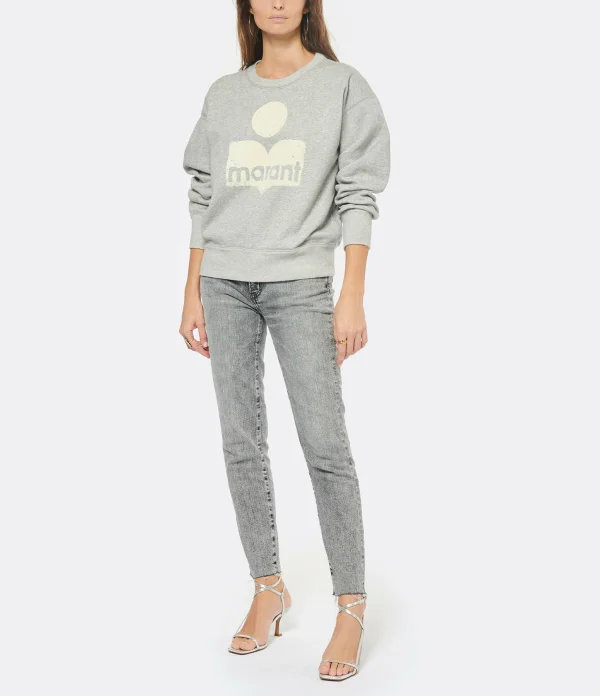 MARANT ÉTOILE Sweatshirt Mobyli Coton Gris 5