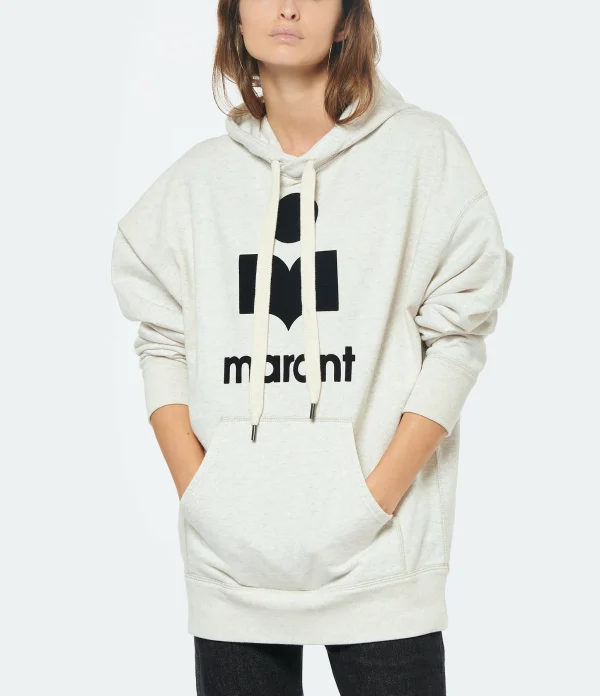 MARANT ÉTOILE Sweatshirt Mansel Coton Écru 4