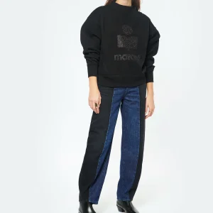 MARANT ÉTOILE Sweatshirt Moby Coton Noir 13